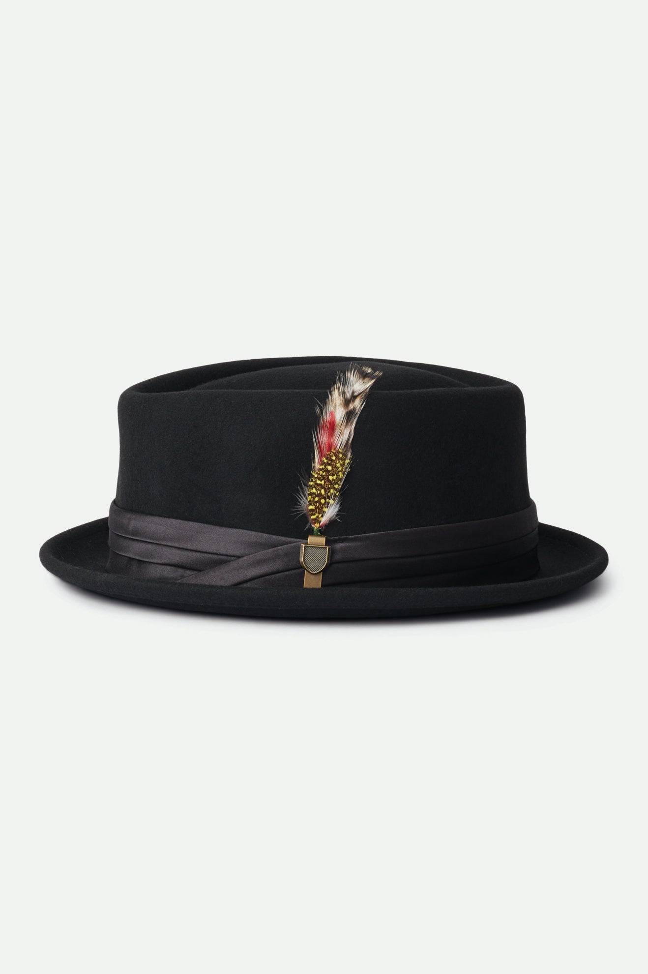 Women's Brixton Stout Pork Pie Hats Black | 7934610-ZR