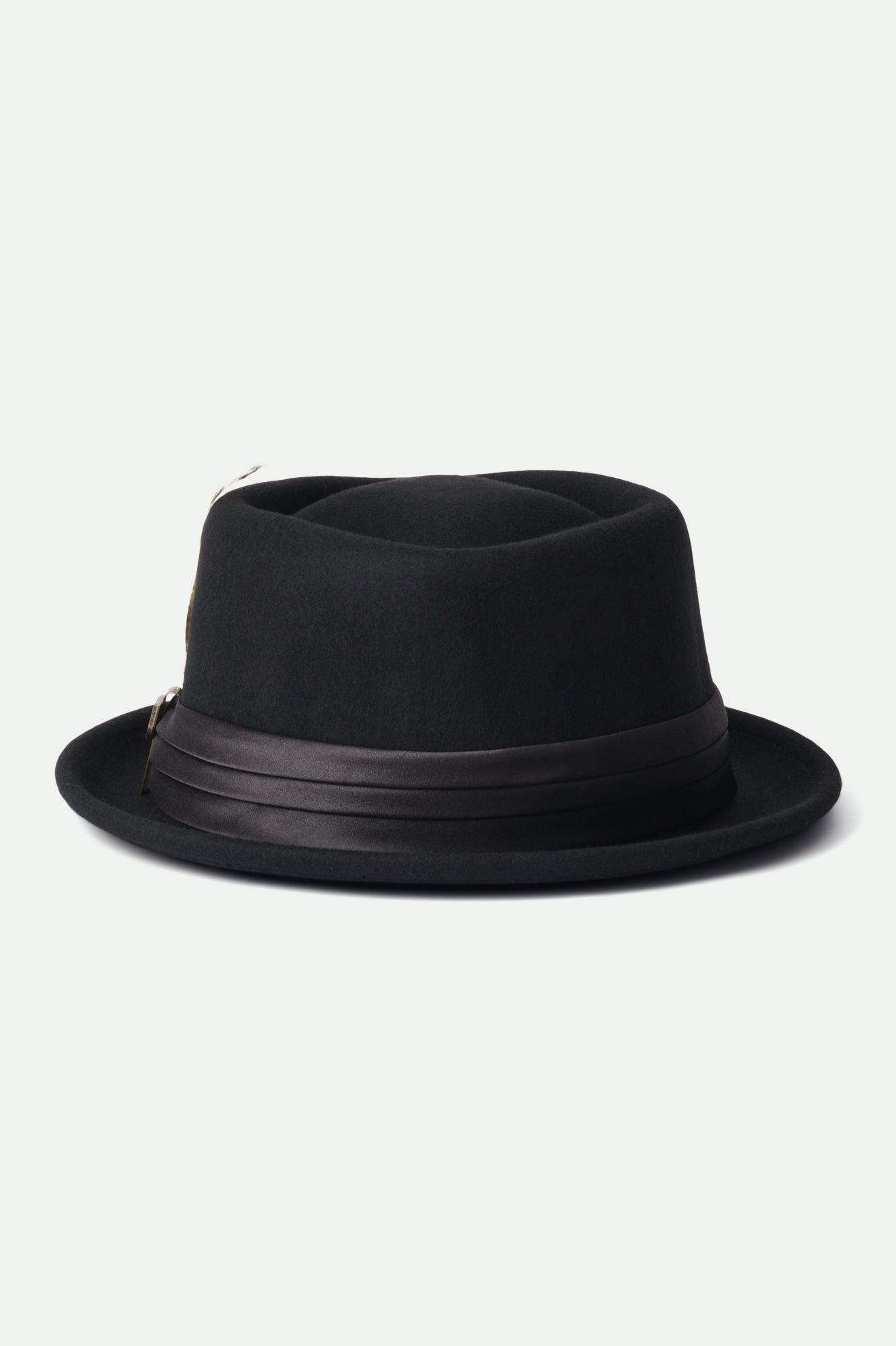 Women's Brixton Stout Pork Pie Hats Black | 7934610-ZR