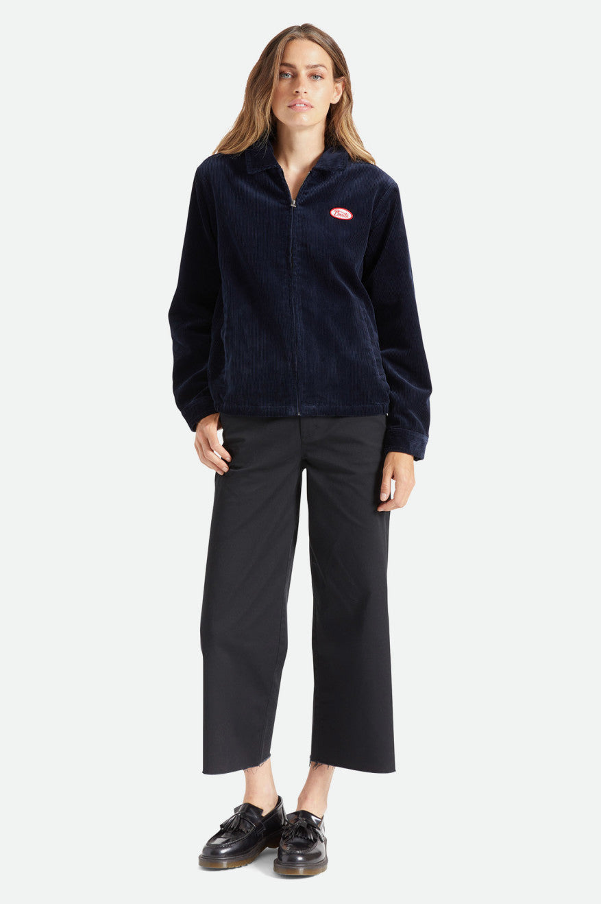 Women's Brixton Utopia Jackets Navy | 3782491-CV