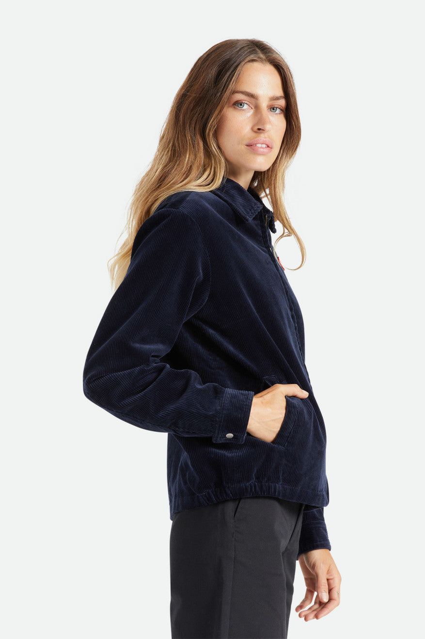 Women's Brixton Utopia Jackets Navy | 3782491-CV